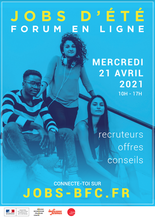 Affiche Forum Jobs d'été 2021