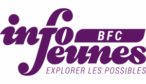 Logo Info Jeunes BFC Violet