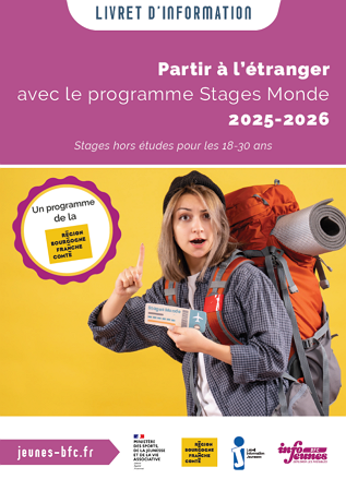 Couverture Livret Stages Monde 2025-2026