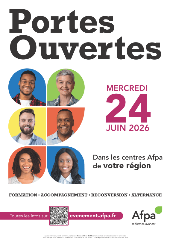 Affiche JPO AFPA Juin 2026