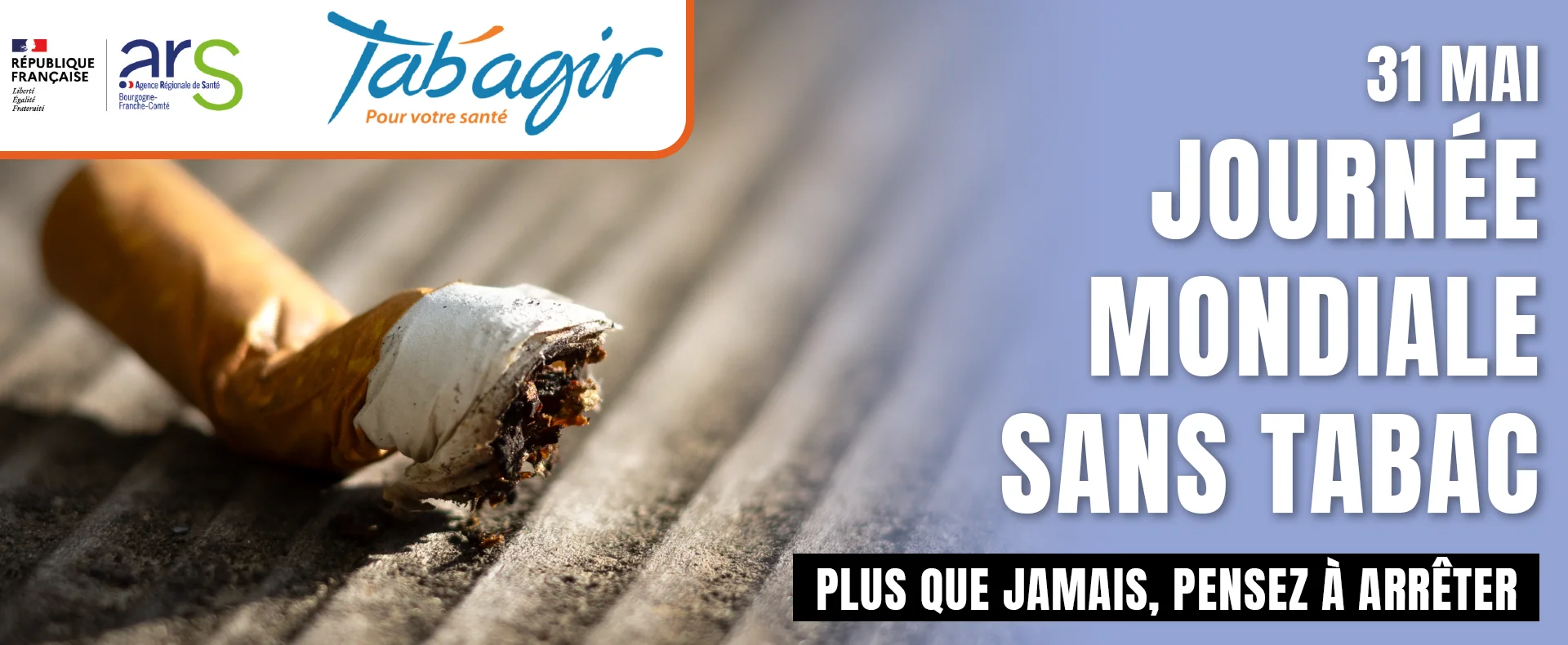 Journée mondiale sans tabac Slide Actu