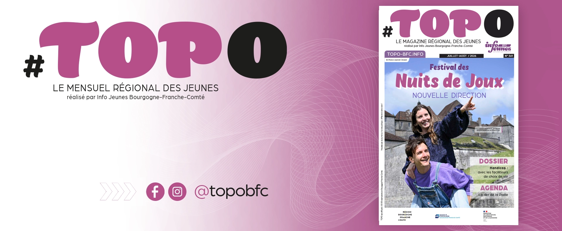 Bandeau Actu Topo été 2026