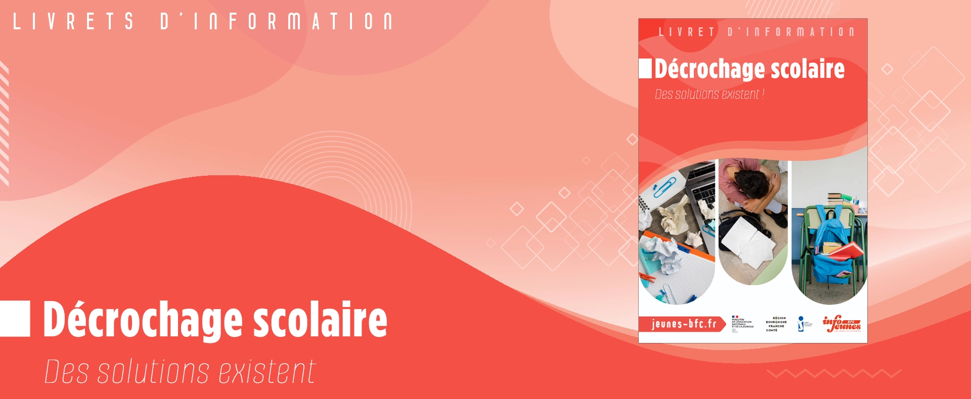Bandeau Actu Livret Décrochage Scolaire