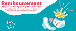 Bandeau Actu Remboursement protections réutilisables